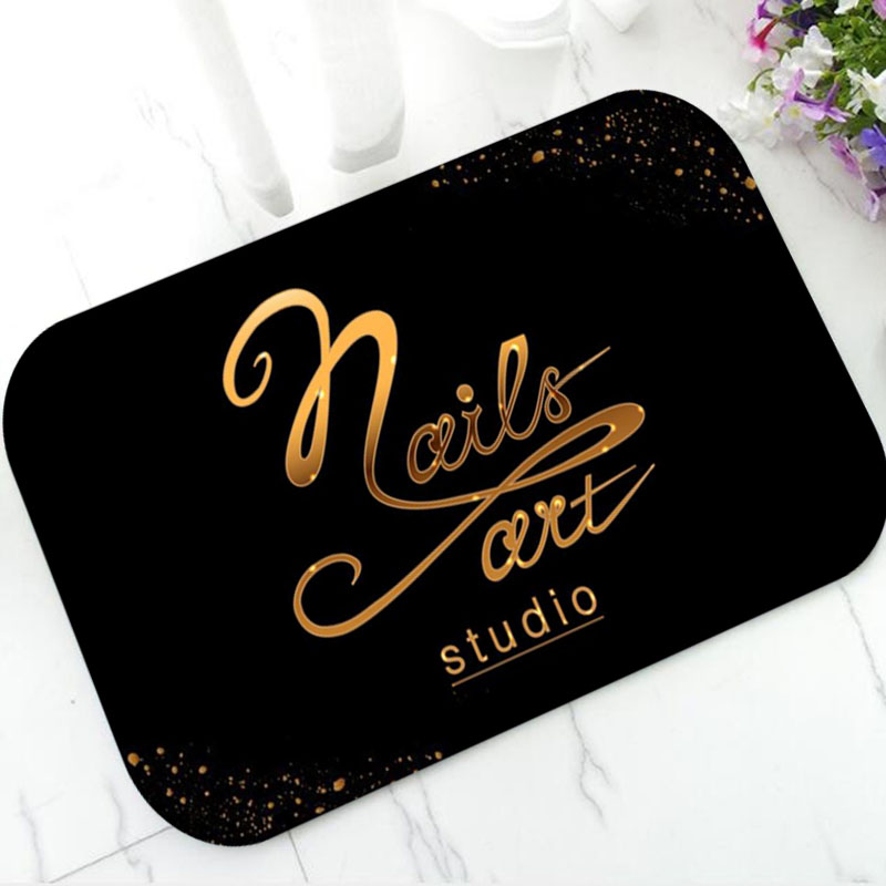 Beauty And Makeup Studio - Trendy Black Gold Nails Art Studio