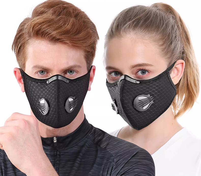 Sheet Face Mask Pack - Cycling Mask Sport Washable Reusable with