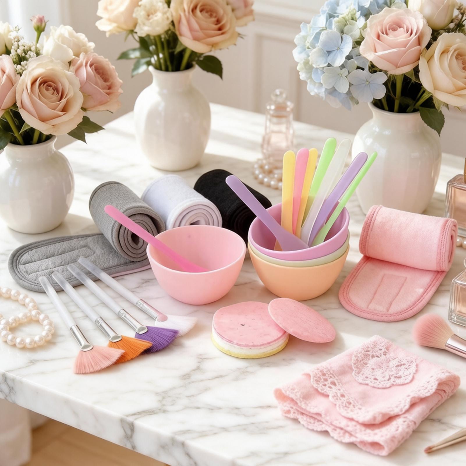 Beauty Home Makeup - Face Cover Spatula 37 Pieces Silicone
