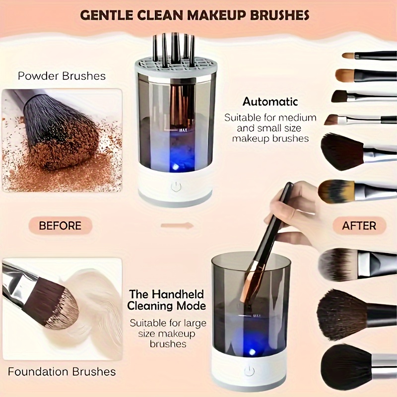Automatic Electric Makeup Brus - огляд і ціна Beauty Home Makeup