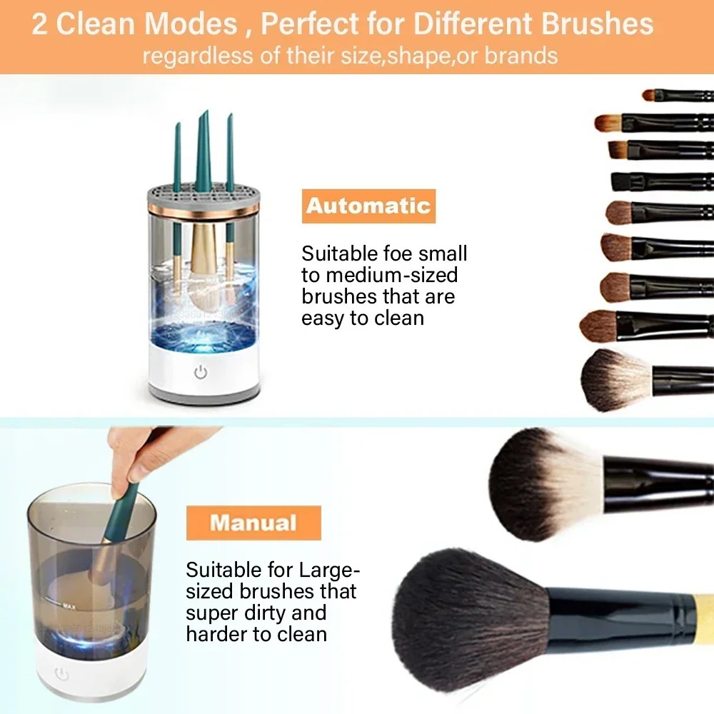 Automatic Electric Makeup Brus - огляд і ціна Beauty Home Makeup