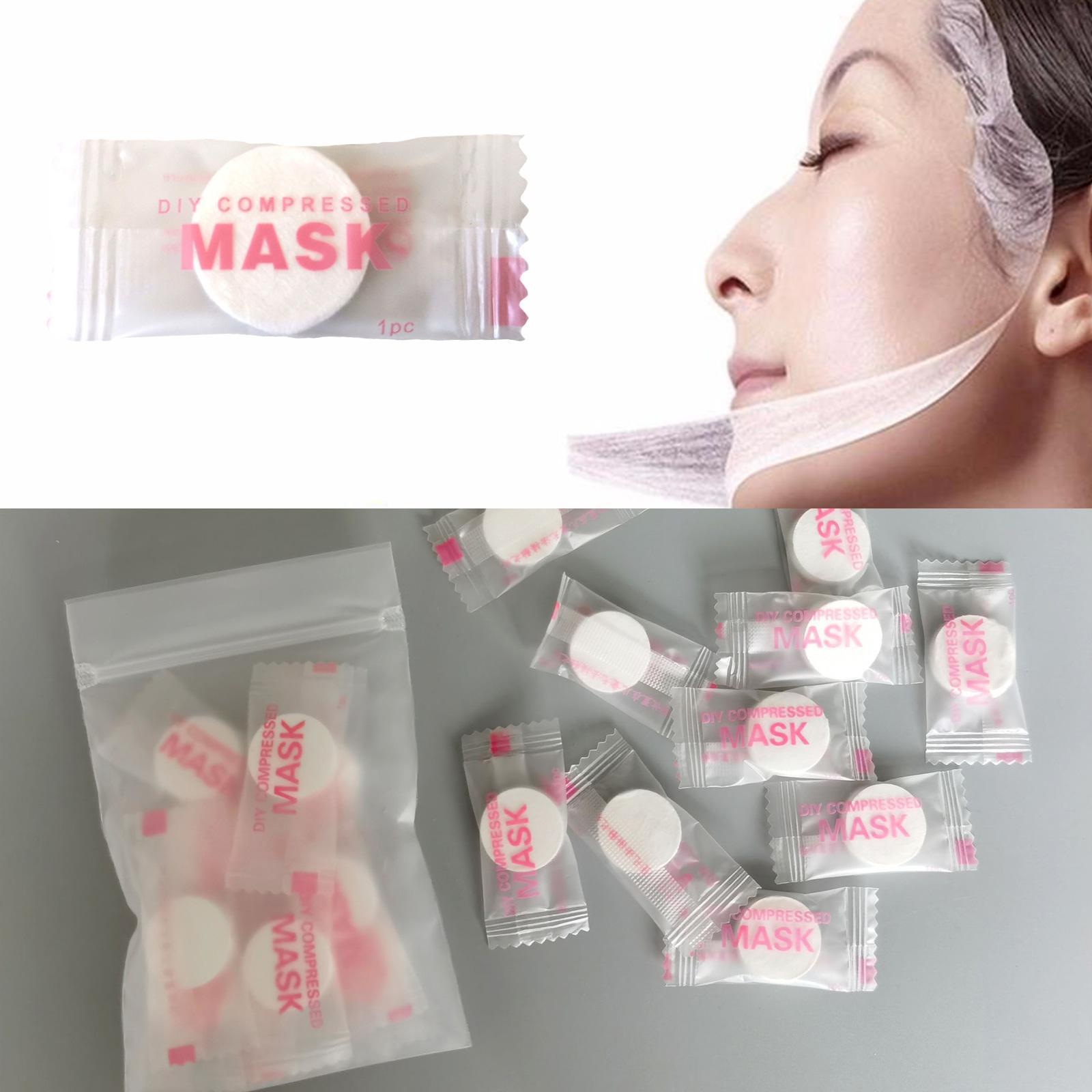 30/50pcs Disposable Compressed - огляд і ціна Sheet Face Mask Pack