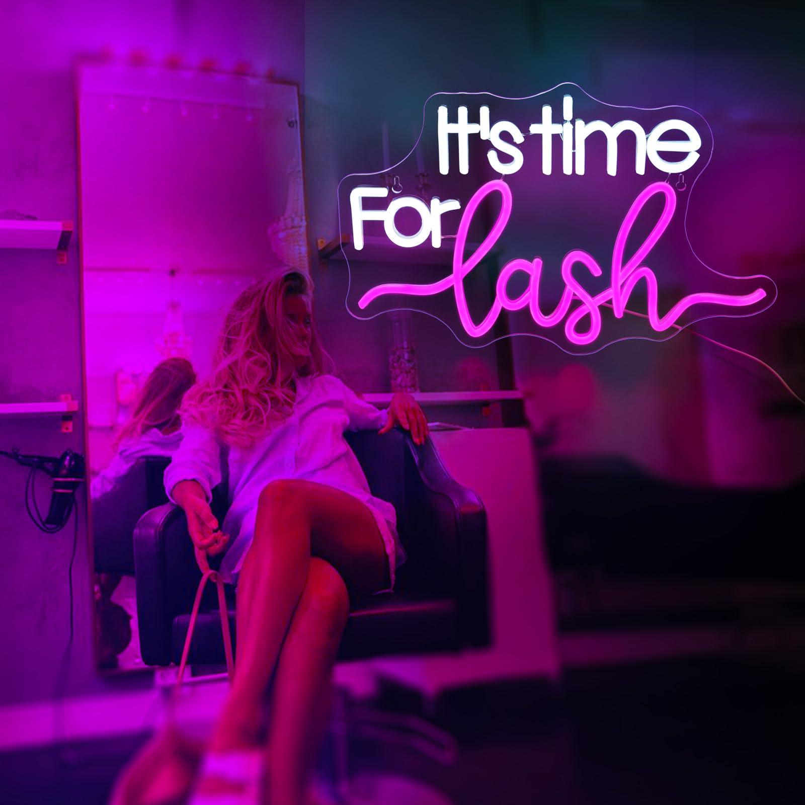It's Time For Lash Neon Sign L - огляд і ціна Beauty Makeup Bar