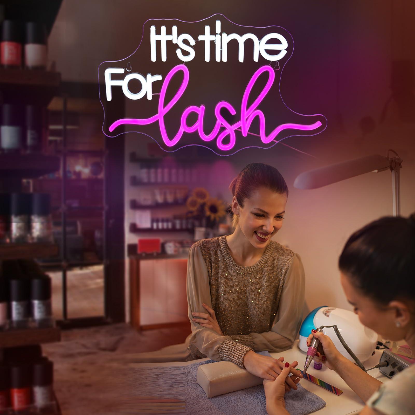 It's Time For Lash Neon Sign L - огляд і ціна Beauty Makeup Bar
