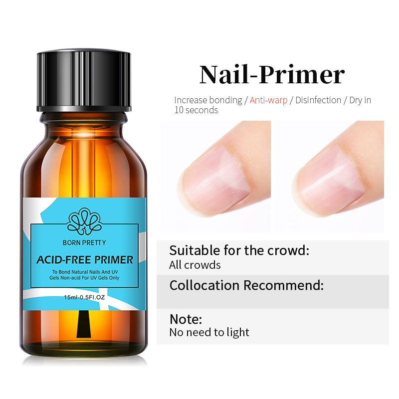 BORN PRETTY 15ml Nail Primer N - огляд і ціна Nail Dehydrator Primer