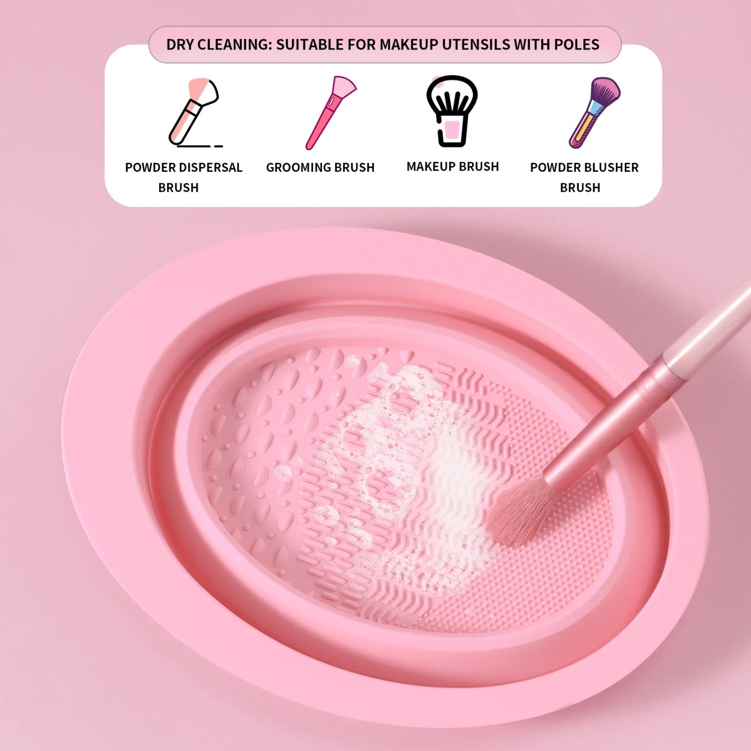 3pcs Makeup Brush Cleaning Too - огляд і ціна Beauty Home Makeup