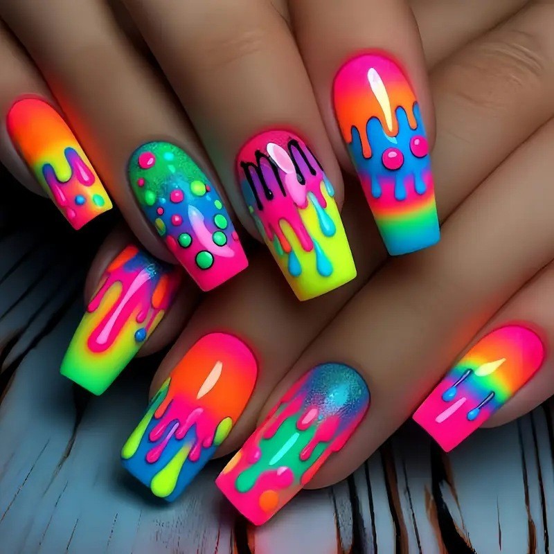 24pcs/set short Medium Long fa - огляд і ціна Nail Extension Tips