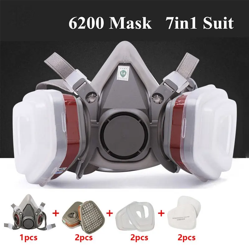 7in1 Gas Proof Half Face Mask  - огляд і ціна Sheet Face Mask Pack