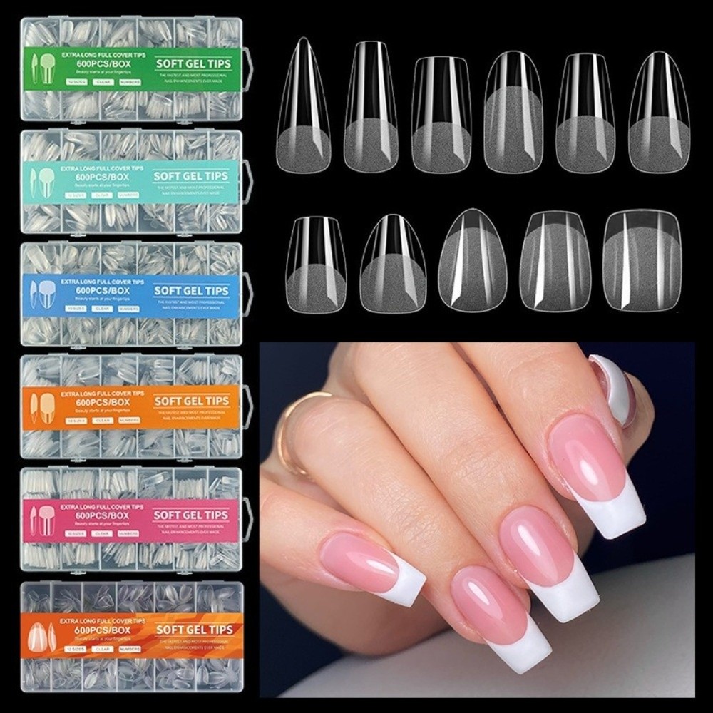 600pcs Ultra-Thin Short Nail T - огляд і ціна Nail Extension Tips