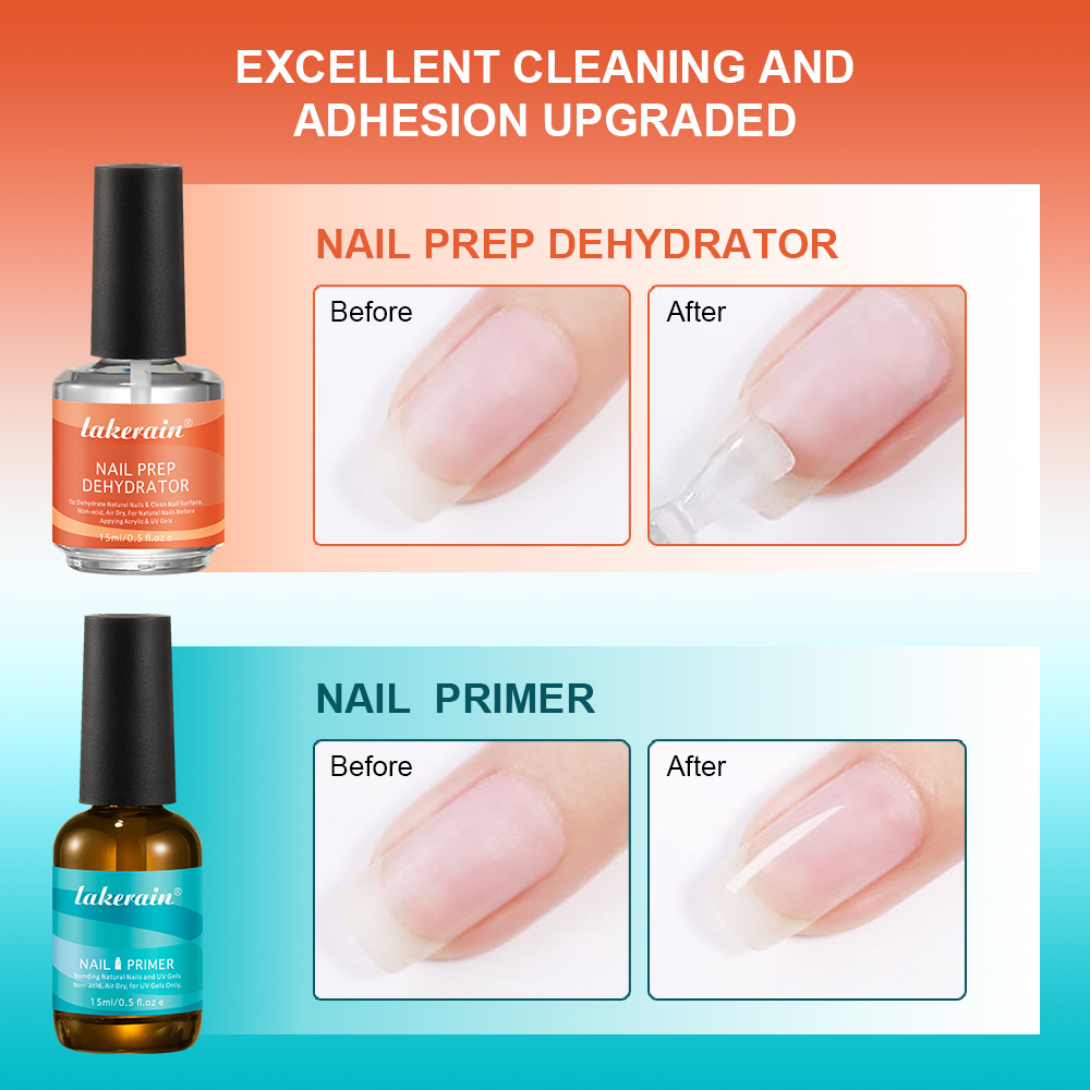 2Pcs 15ml Nail Prep Dehydrator - огляд і ціна Nail Dehydrator Primer