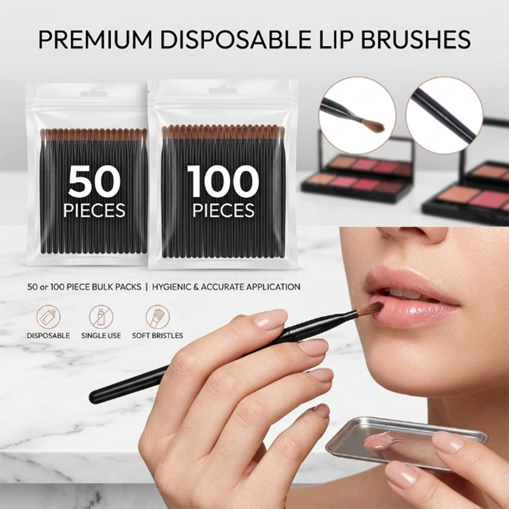 50/100pcs Disposable Lip Brush - огляд і ціна Beauty Home Makeup