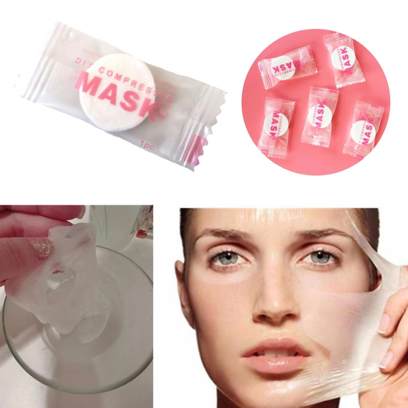 100pcs Disposable Compressed F - огляд і ціна Sheet Face Mask Pack