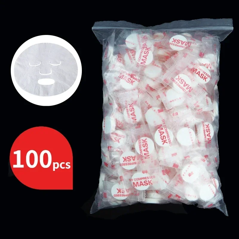 100pcs Disposable Compressed F - огляд і ціна Sheet Face Mask Pack
