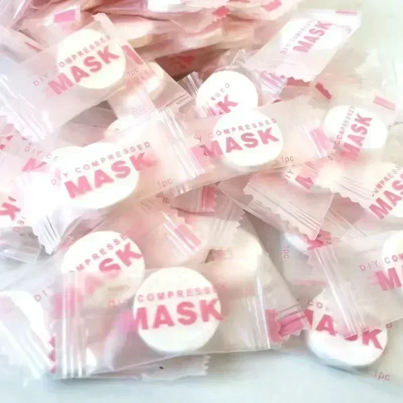 100pcs Disposable Compressed F - огляд і ціна Sheet Face Mask Pack