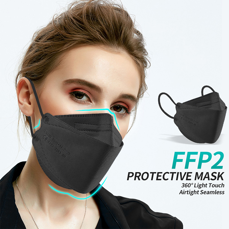 10-200pcs ffp2 mascarillas CE  - огляд і ціна Sheet Face Mask Pack