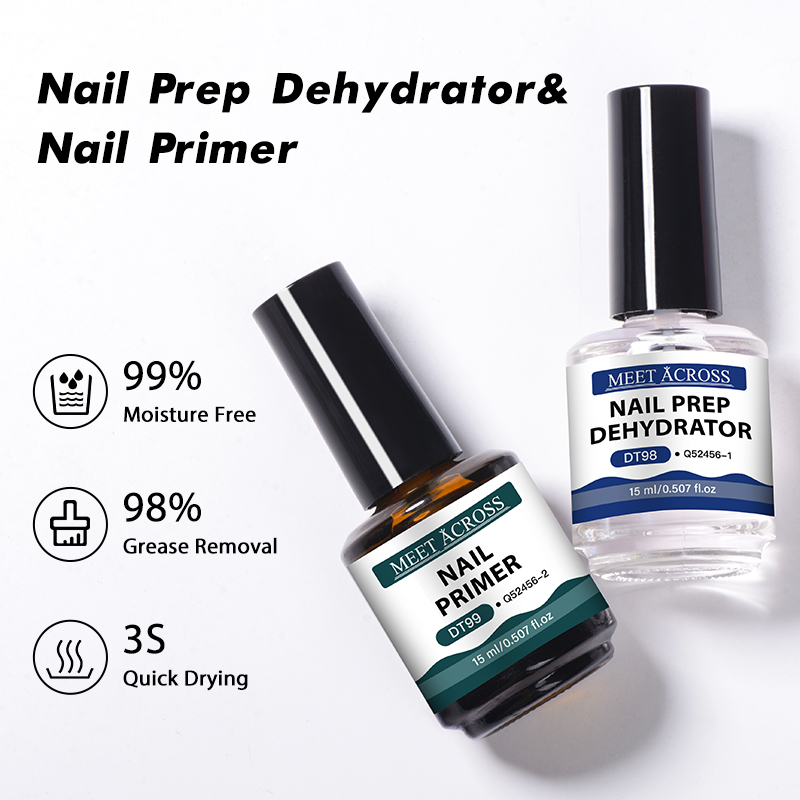 2PCS 15ml Nail Primer Nail Pre - огляд і ціна Nail Dehydrator Primer