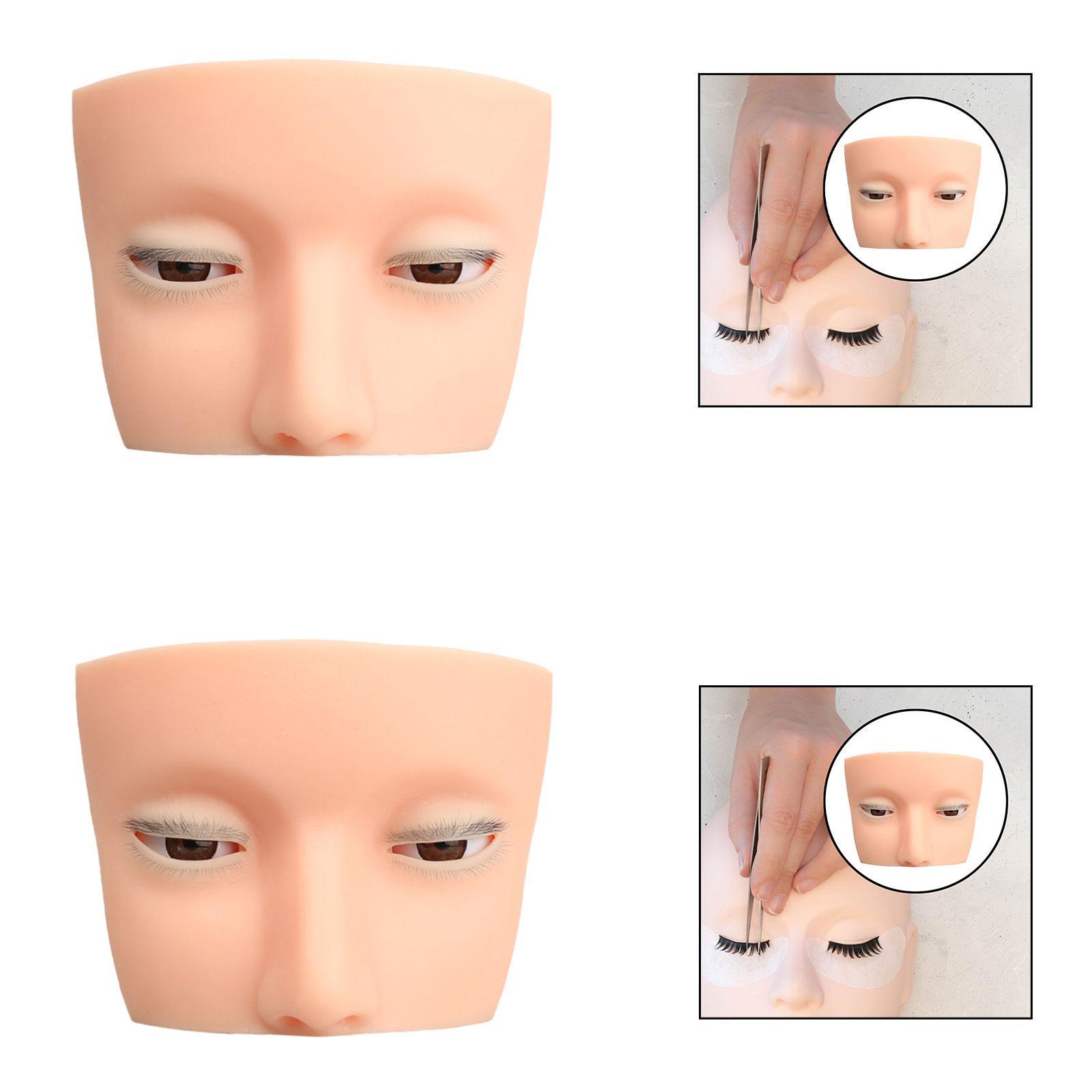 Silicone Eyelash Mannequin Hea - огляд і ціна Beauty Makeup School