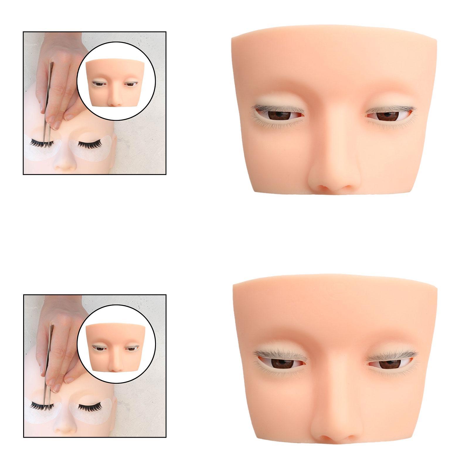 Silicone Eyelash Mannequin Hea - огляд і ціна Beauty Makeup School