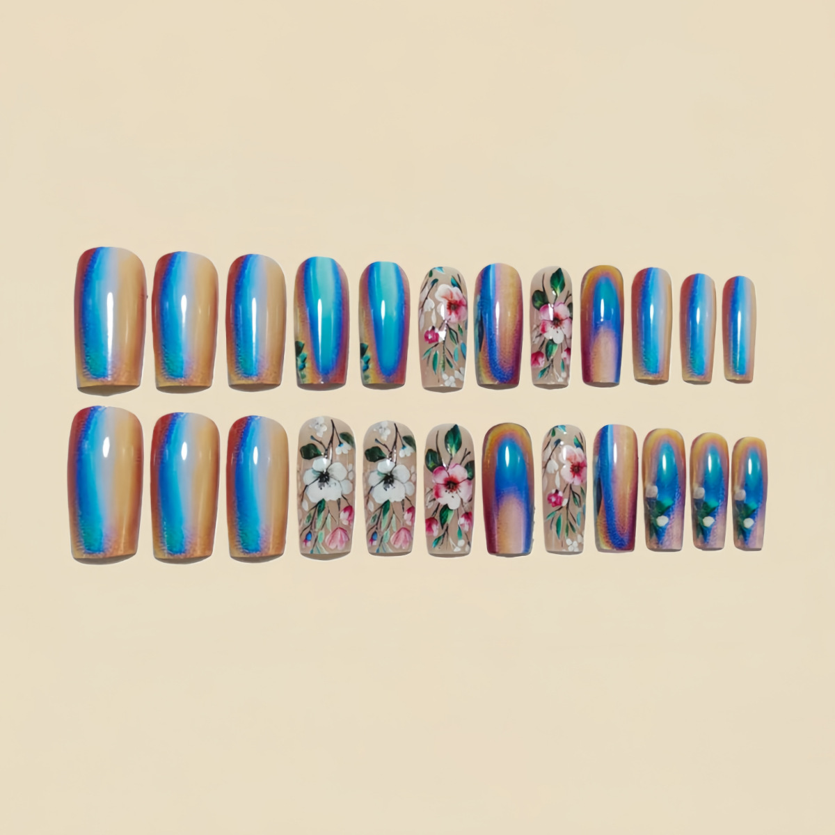 Medium long fake nails for wom - огляд і ціна Nail Extension Tips