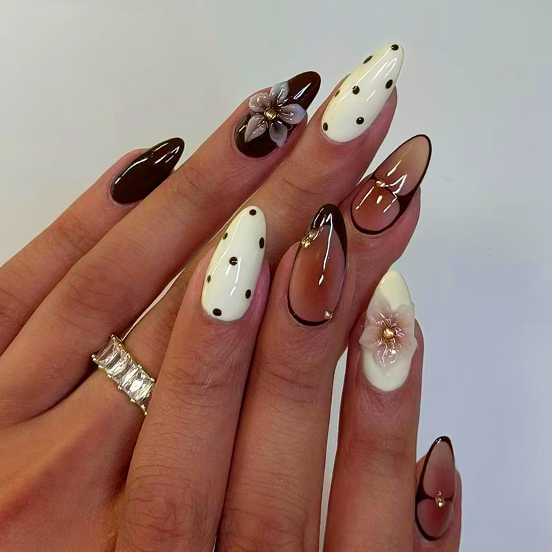 24pcs Finished Almond Press on - огляд і ціна Nail Extension Tips