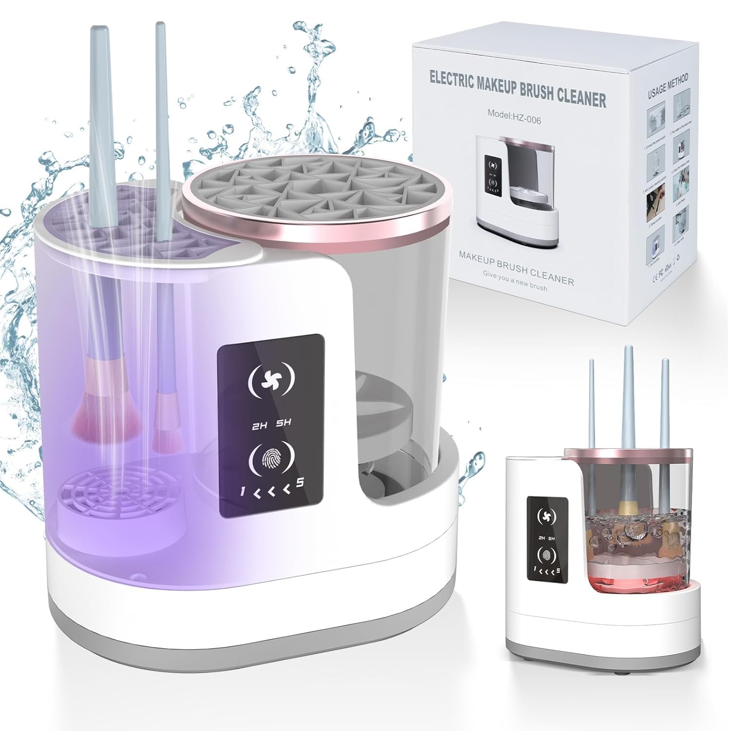 Automatic Rotating Makeup Brus - огляд і ціна Beauty Home Makeup