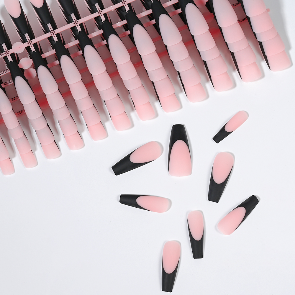 120PC Black French Gel Nail Ti - огляд і ціна Nail Extension Tips