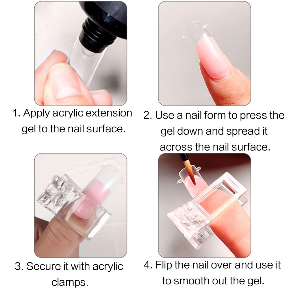 5 Pcs Flexible Soft Poly Gel N - огляд і ціна Nail Extension Tips