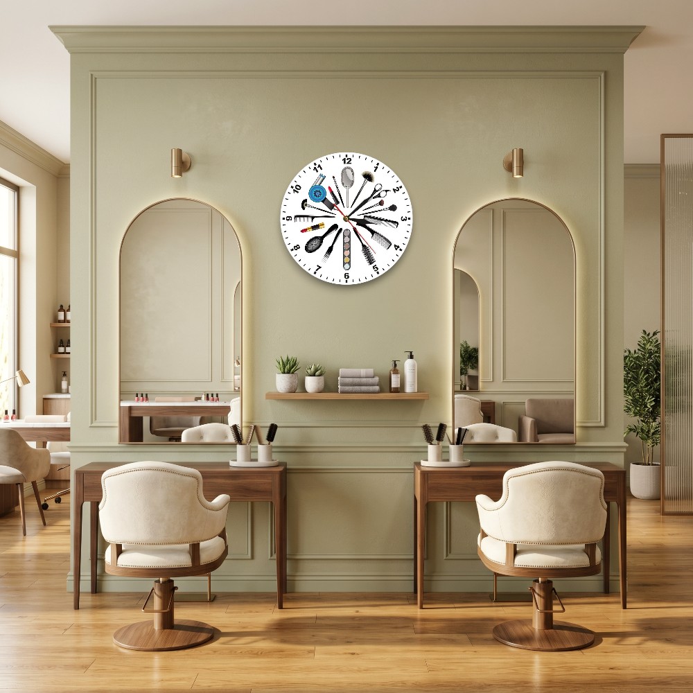 Silent Funny Wall Clock UV Pri - огляд і ціна Beauty And Makeup Studio