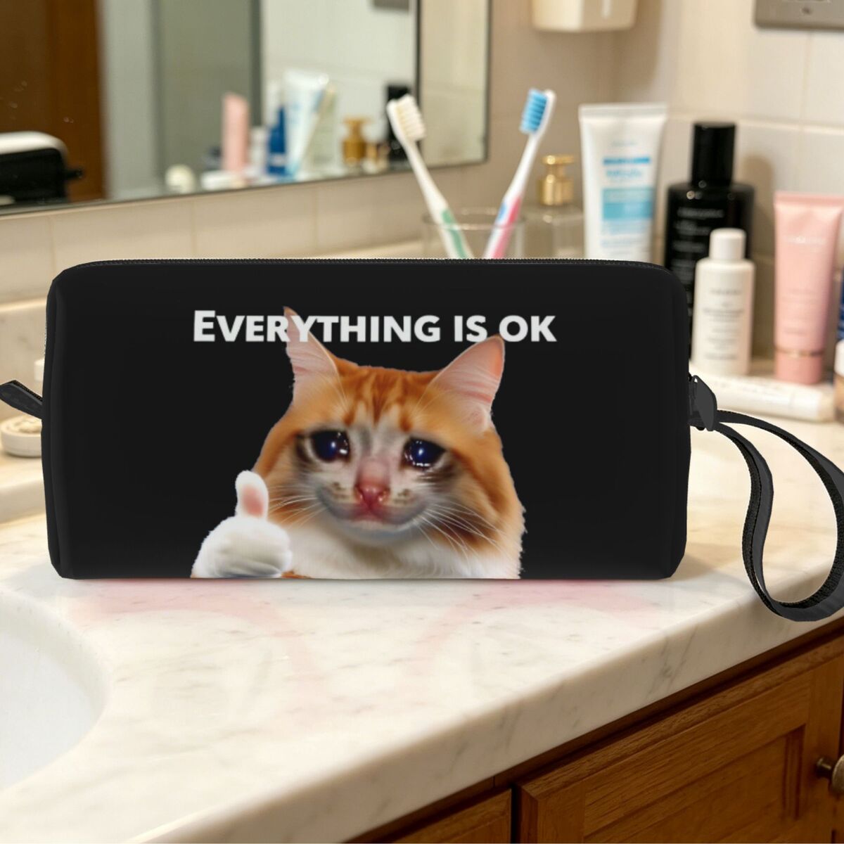 Everything's Ok Crying Cat Mem - огляд і ціна Beauty Makeup Ok
