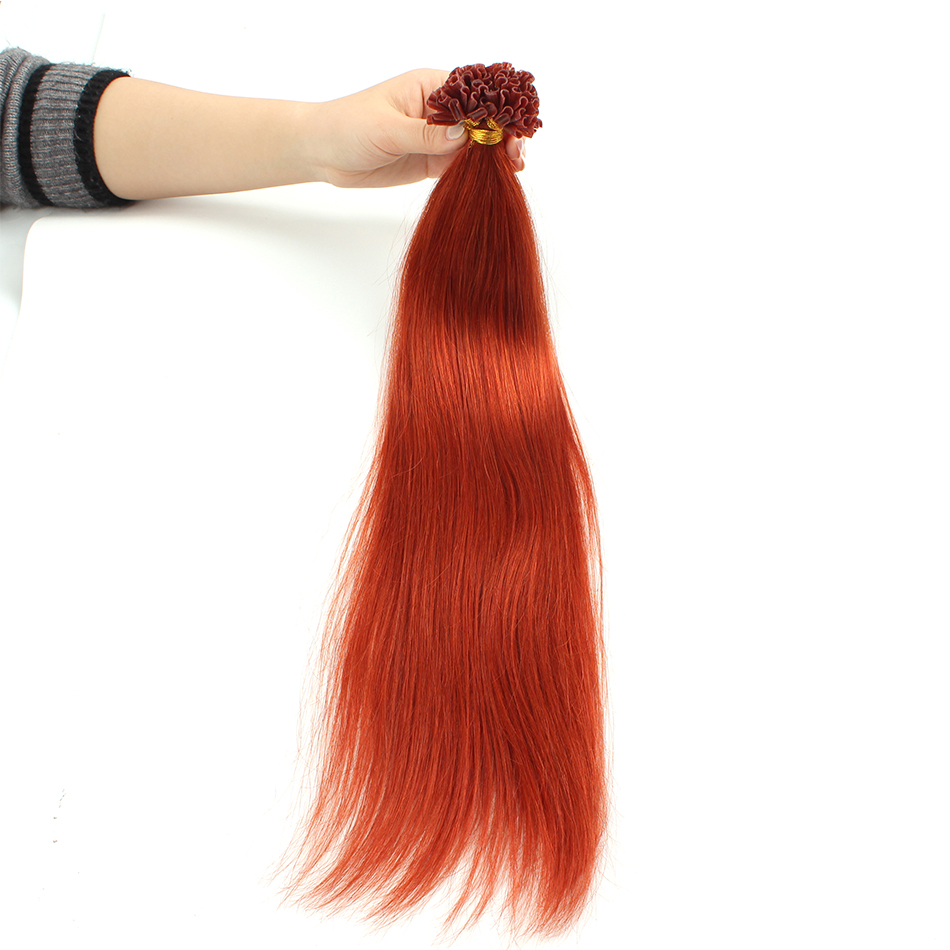 Lovevol Copper Red U Tip Hair  - огляд і ціна Nail Extension Tips