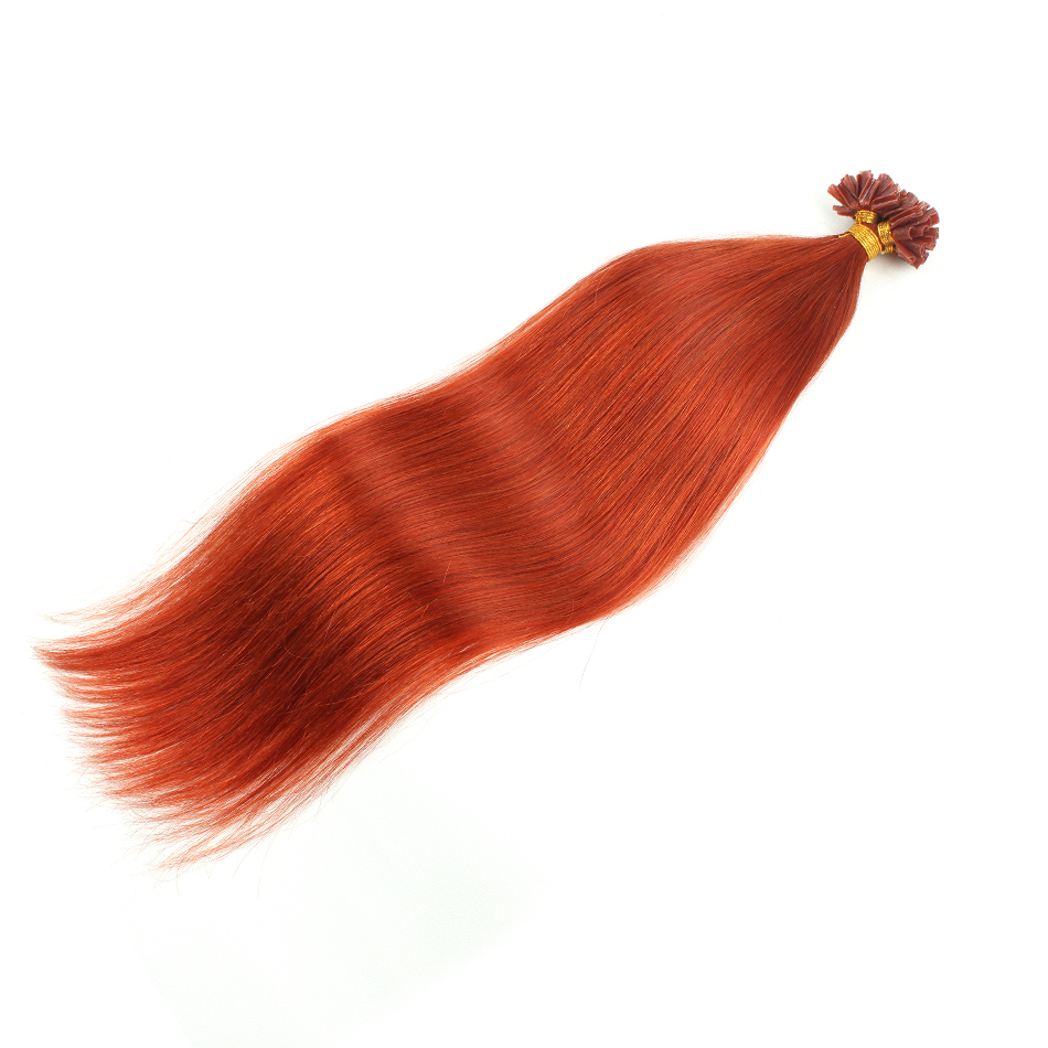 Lovevol Copper Red U Tip Hair  - огляд і ціна Nail Extension Tips