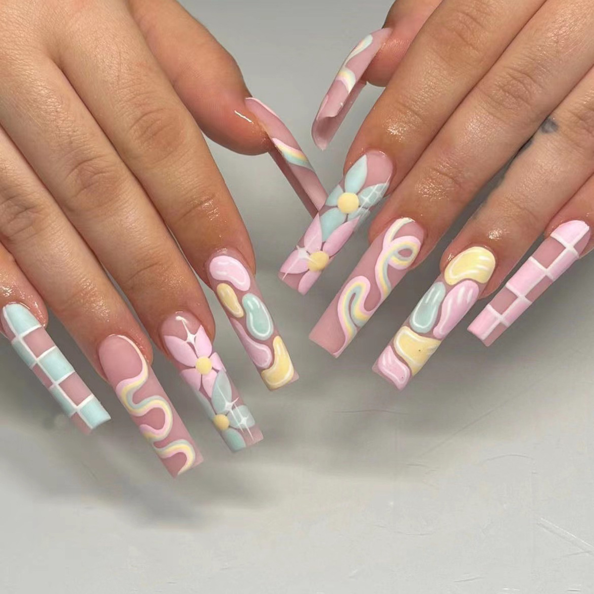24pcs Black French Fake Nails  - огляд і ціна Nail Extension Tips