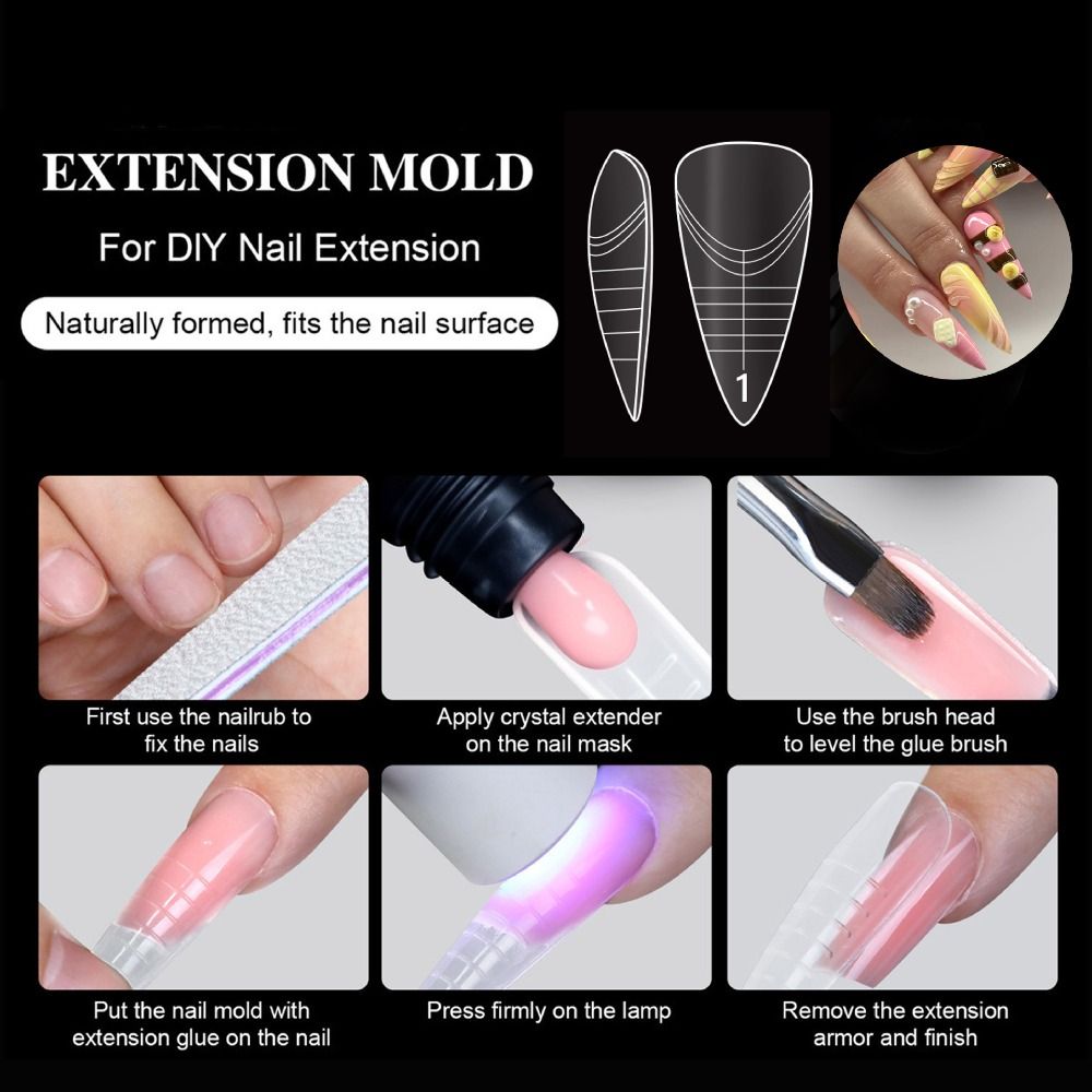 140PCS 14 Sizes French Nail Du - огляд і ціна Nail Extension Tips