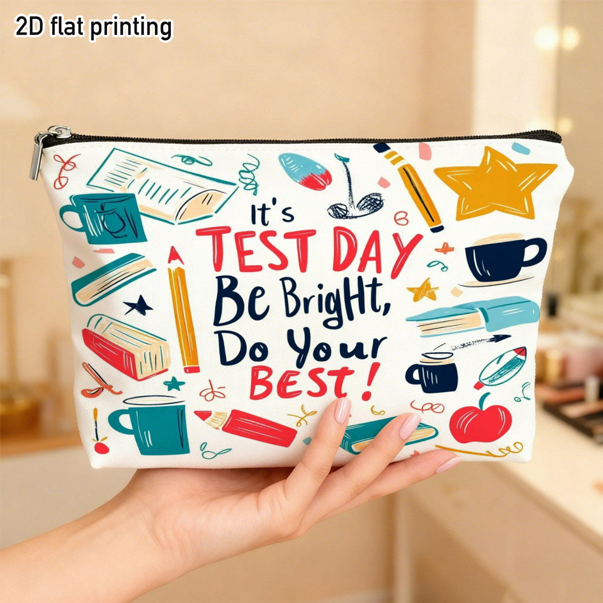 Test Day Graphic Makeup Bag Vi - огляд і ціна Beauty Makeup School