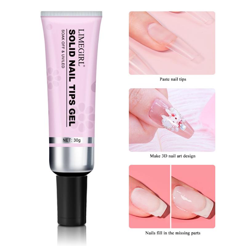 30g Soft Transparent Nail Tips - огляд і ціна Nail Extension Tips