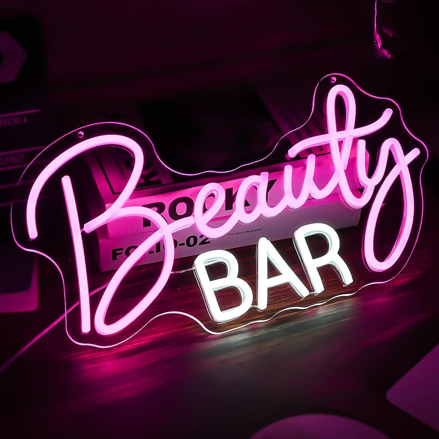Beauty Bar Neon Sign Dimmable  - огляд і ціна Beauty Makeup Bar